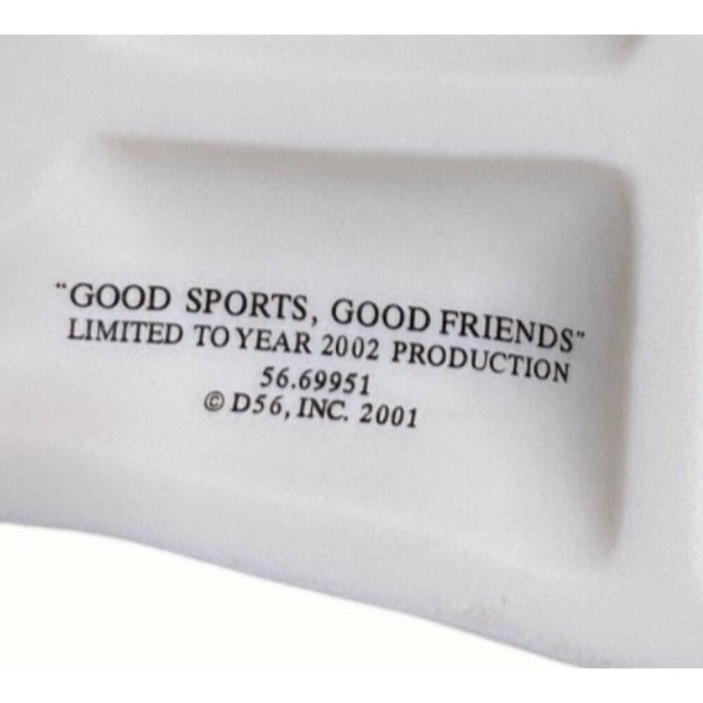 Department 56 Snowbabies Good Sports Good Friends Collectible Figurine Rare - Picture 4 of 7